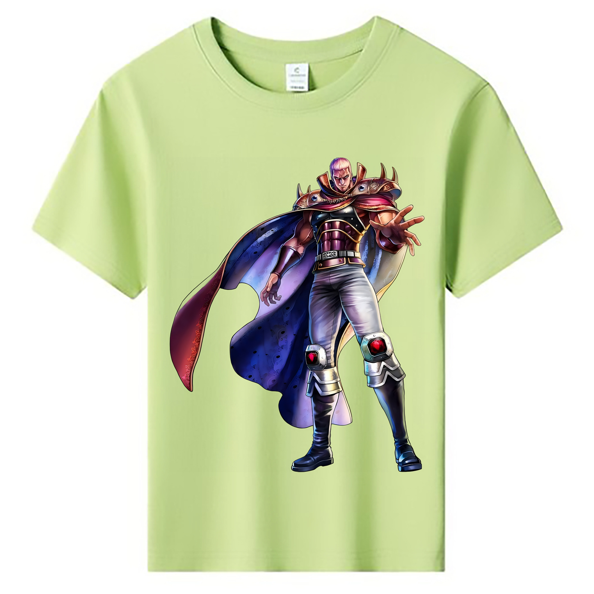 （画像用） 北斗の拳 Fist of the North Star 綿100％キッズTシャツ（フロントプリント）